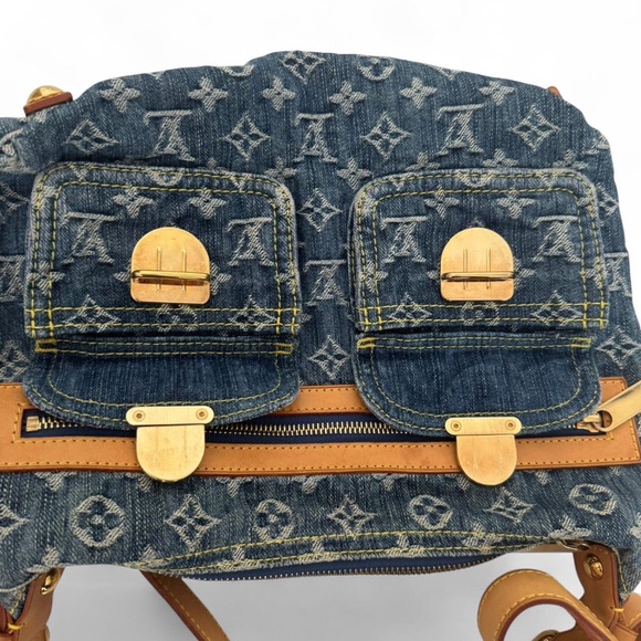 Louis Vuitton Monogram Denim Baggy PM Blue - Picture 10 of 14